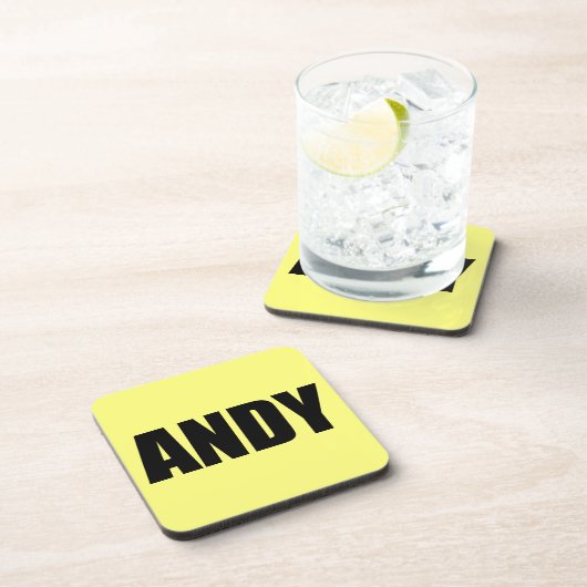Andy Getränkeuntersetzer (Rechte Seite)