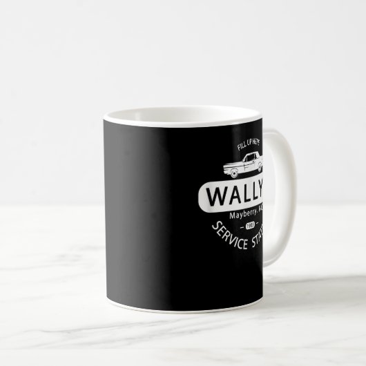 Andy Griffith Show Wally's Service Station Classi Kaffeetasse (VorderseiteRechts)