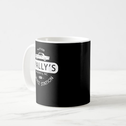 Andy Griffith Show Wally's Service Station Classi Kaffeetasse (Vorderseite Links)