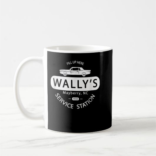 Andy Griffith Show Wally's Service Station Classi Kaffeetasse (Links)
