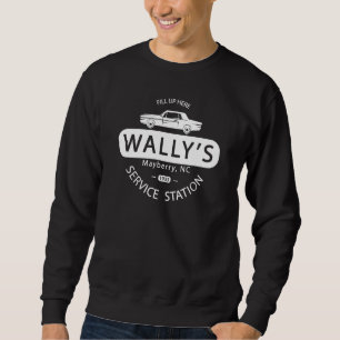 Andy Griffith Show Wally's Service Station Classic Sweatshirt