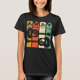 Andy Guitar Retro Pick Andy Guitar Musician Retro T-Shirt