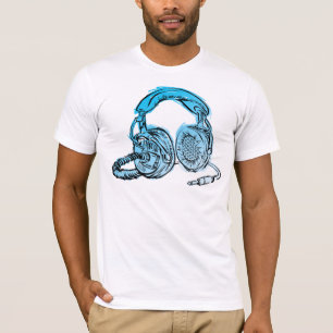 Andy Howell Kopfhörer Sketch-T - Shirt
