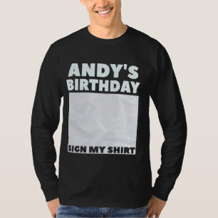 ANDY ITu2019S MEIN GEBURTSTAG MEIN SHIRT Personali