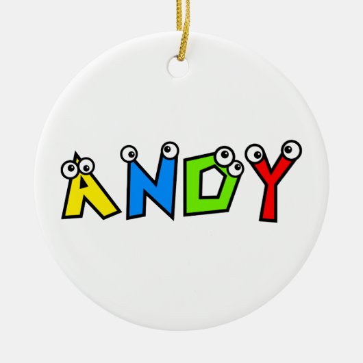 Andy Keramik Ornament (Vorne)
