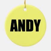 Andy Keramikornament (Hinten)