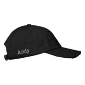 "Andy" Männername bestickt, Bestickte Baseballkappe (Rechts)