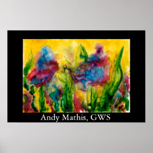 Andy Mathis nichtsaber Farbplakat Poster