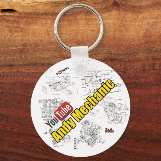 Andy Mechanic Schlüsselring Schlüsselanhänger (Vorderseite)