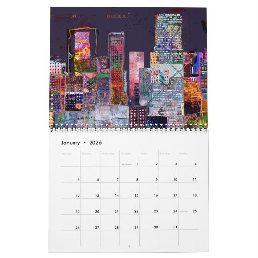 Andy Mercers Offizieller Kalender (Jan 2026)