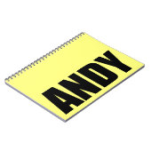 Andy Notizblock (Linke Seite)