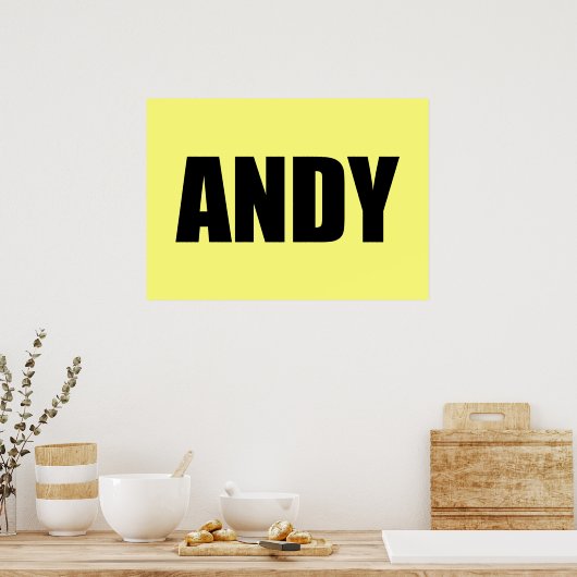 Andy Poster (Küche)