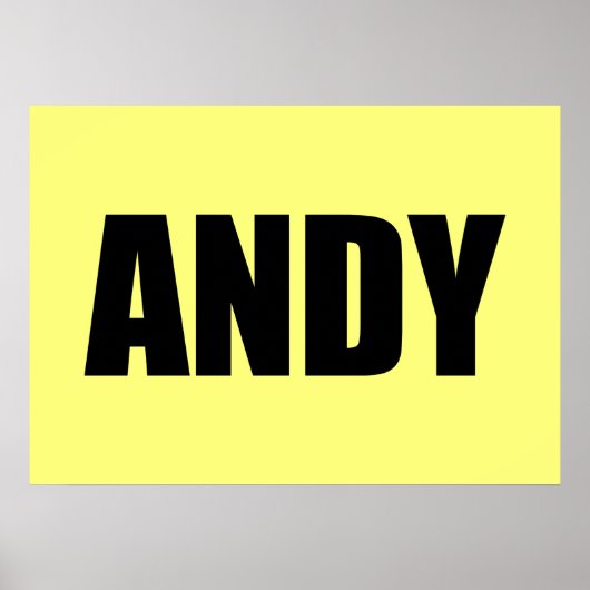 Andy Poster (Vorne)
