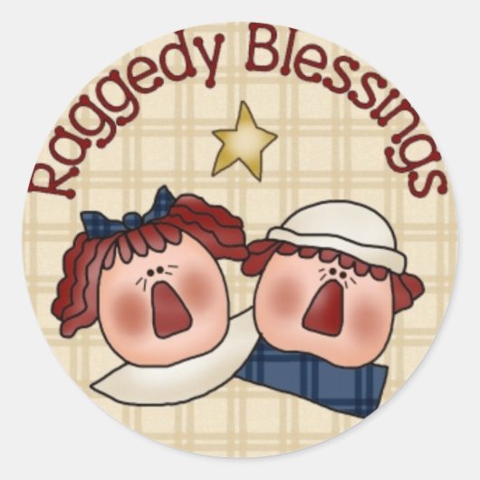 Andy Primitive Country Sticker (Vorderseite)