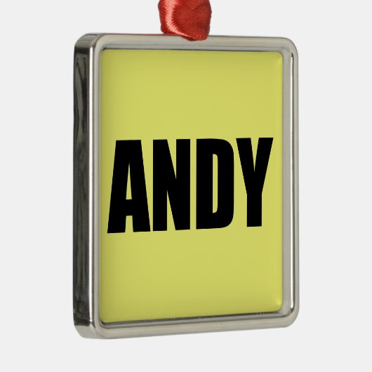 Andy Silbernes Ornament (Rechts)