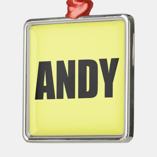 Andy Silbernes Ornament (Links)