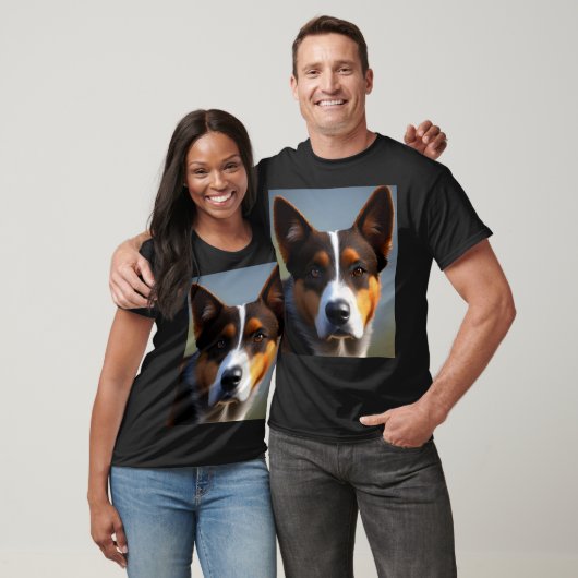 Andy The Australian Blue Heeler, T-Shirt (Unisex)