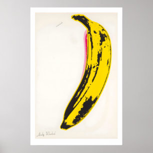 Andy Warhol Banana Print Klassische Pop Art (A3, A Poster