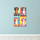 Andy Warhol - Benz Rennwagen Leinwanddruck (Insitu (Holzboden))