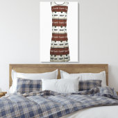 Andy Warhol - Das Souperkleid Leinwanddruck (Insitu (Schlafzimmer))