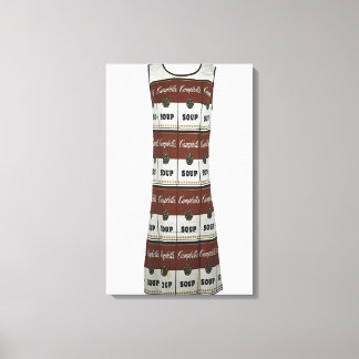 Andy Warhol - Das Souperkleid Leinwanddruck