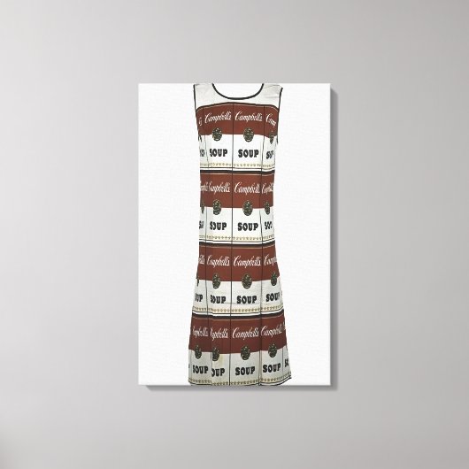 Andy Warhol - Das Souperkleid Leinwanddruck (Vorderseite)