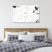 Andy Warhol - Karte des östlichen U.S.R. Leinwanddruck (Insitu (Schlafzimmer))