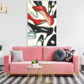 Andy Warhol - Shoes Leinwanddruck (Insitu (Wohnzimmer))