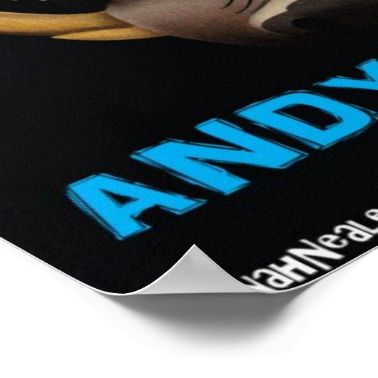 Andy Warthog Print Poster (Ecke)