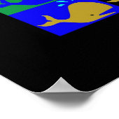 Andy Whale-Hole™_12 Panel invertiertes Farbposter Poster (Ecke)
