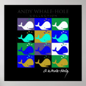Andy Whale-Hole™_12 Panel invertiertes Farbposter Poster (Vorne)