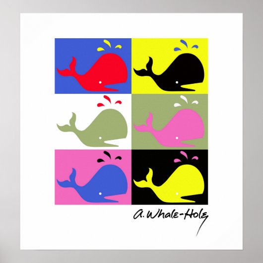 Andy Whale-Hole™_6-Panel signiert Poster/Print Poster (Vorne)