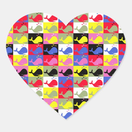 Andy Whale-Hole™_Lots o' Wale Herz-Aufkleber (Vorderseite)