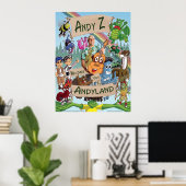 Andy Z & Friends Poster (Heimbüro)