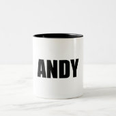 Andy Zweifarbige Tasse (Mittel)