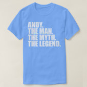 AndyAndy Name Andy Vorname T-Shirt (Design vorne)