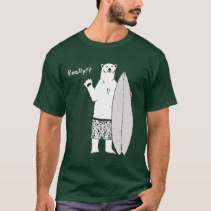 Andys globales Surfen Klimaänderung T - Shirt