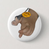 Andys Hand während der Stammzelleinfusion Button (Vorderseite)