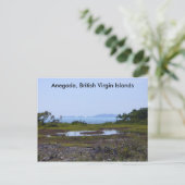 Anegada BVI Postkarte (Stehend Vorderseite)