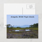 Anegada BVI Postkarte (Vorne/Hinten)