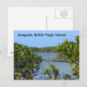 Anegada BVI Postkarte (Vorne/Hinten)
