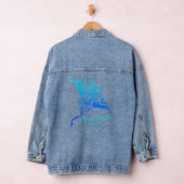 Anegada Bvi Vintag Tribal Manta Ray Vacation Jeansjacke (Hangar)