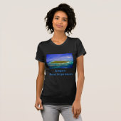 Anegada Insel/Flagge B.V.I T-Shirt (Vorne ganz)