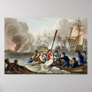 Anekdote an der Schlacht von Trafalgar Poster