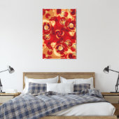 Anemidelikate Abstrakt Art Wrapped Canvas Leinwanddruck (Insitu (Schlafzimmer))