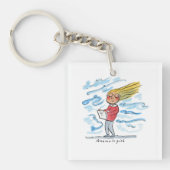 Anemologe Schlüsselanhänger (Vorderseite)