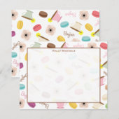 Anemome & Teacups - Flat Notecards Mitteilungskarte (Vorne/Hinten)