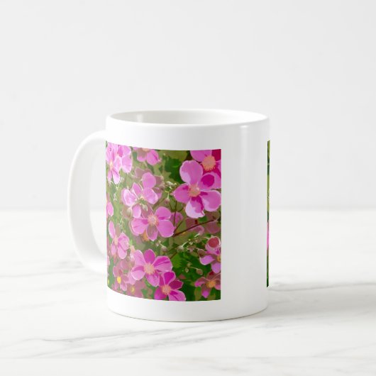 Anemon-Blume Kaffeetasse (Vorderseite Links)