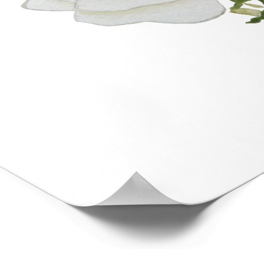 Anemon-Blume Poster (Ecke)