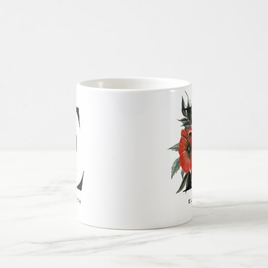 Anemon Botanicals Letter E Monogram Kaffeetasse (Mittel)